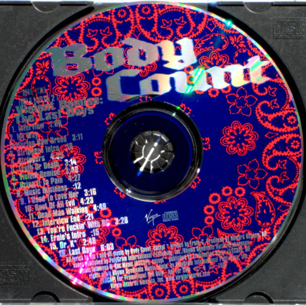 Body Count (2) : Violent Demise: The Last Days (Advance) (CD, Album, Promo)