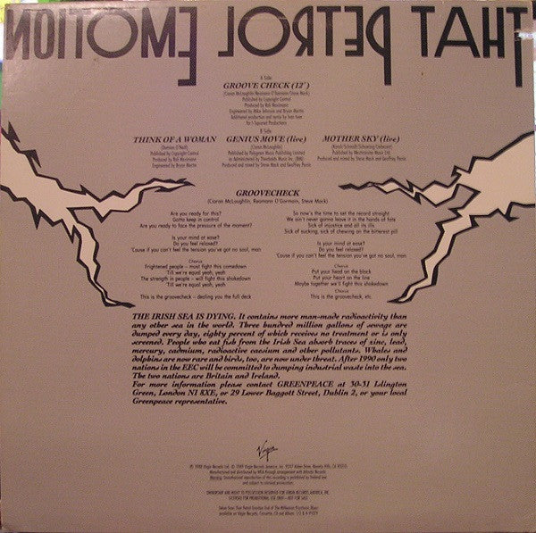 That Petrol Emotion : Groove Check (12", Promo)