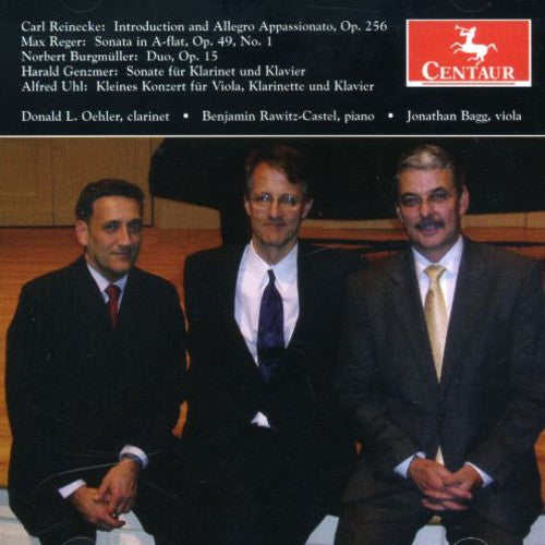 the album cover for Reinecke/Reger/Burgmuller/Genz - Introduction & Allegro Apassionato Op 256