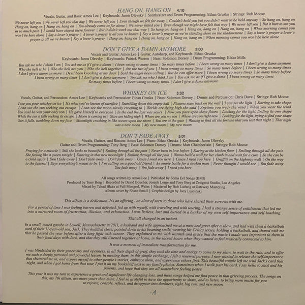 Amos Lee : My New Moon (LP, Album, Club, Ltd, Cle)