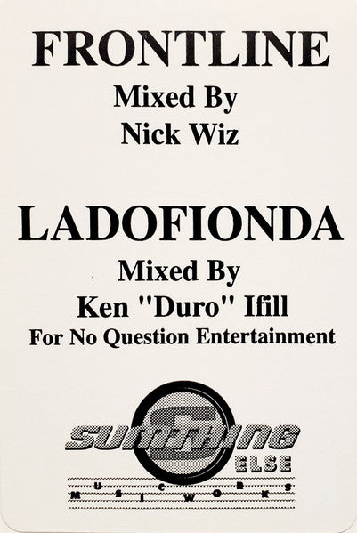 Facez Of Death : Frontline / Ladofionda (12", Promo)