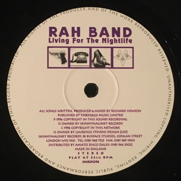 RAH Band : Living For The Nightlife (12")