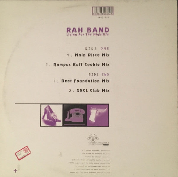 RAH Band : Living For The Nightlife (12")