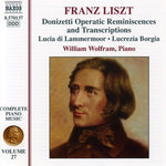 the album cover for Respighi/Janacek/Strauss - Donizetti Operatic Reminiscences & Transcription