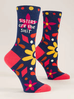 Blue Q - Women's Crew Socks- Sisters Are The Shit