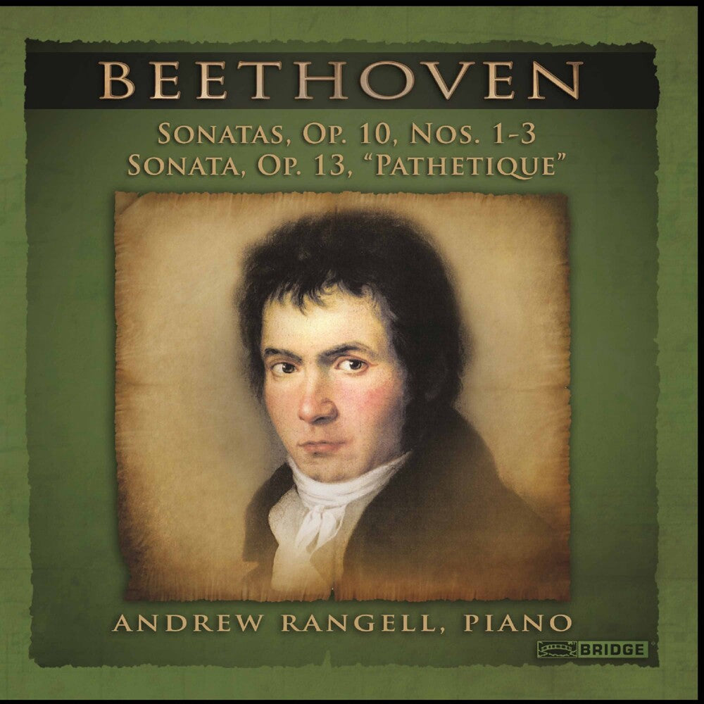 the album cover for ANDREW RANGELL - Piano Sonatas