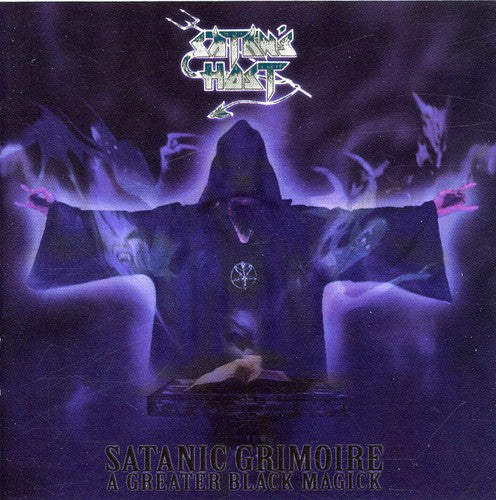 the album cover for Satan's Host - Satanic Grimoire: A Greater Black Magick