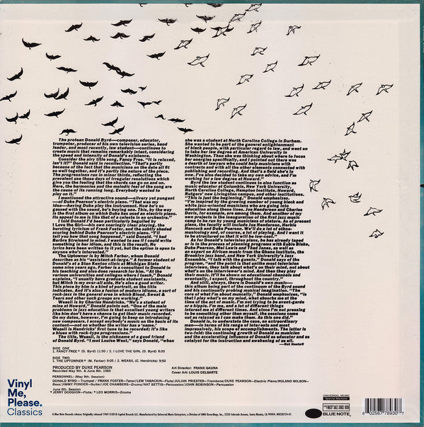 Donald Byrd : Fancy Free (LP, Album, Club, RE, 180)