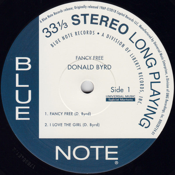 Donald Byrd : Fancy Free (LP, Album, Club, RE, 180)
