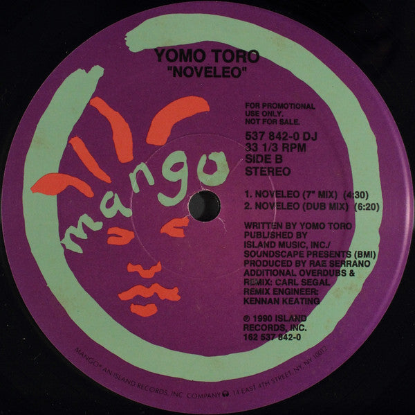 Yomo Toro : Noveleo (12", Promo)
