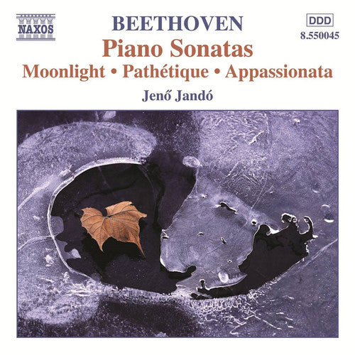 the album cover for JenÅ‘ Jandó - Piano Sonatas 8, 14 & 23