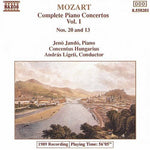 the album cover for Jenő Jandó - Piano Concerti 13 & 20
