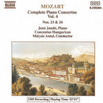 the album cover for Jenő Jandó - Piano Concerti 23 & 24