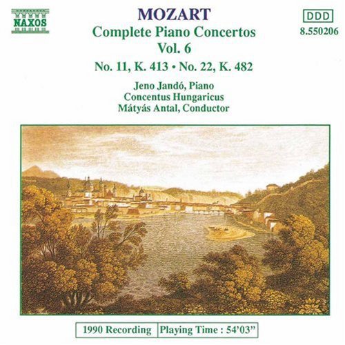the album cover for Jenő Jandó - Piano Concerti 11 & 22