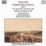 the album cover for Jenő Jandó - Piano Concerti 16 & 25