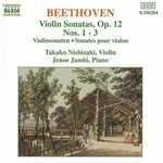 the album cover for Jenő Jandó - Violin Sonatas Opus 12 1-3