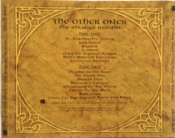 The Other Ones (3) : The Strange Remain (2xHDCD, Album, No )