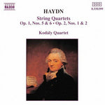 the album cover for Kodaly Quartet - String Quartets Op 1 & 2