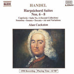 the album cover for Alan Cuckston - Harpsichord Suites 6-8