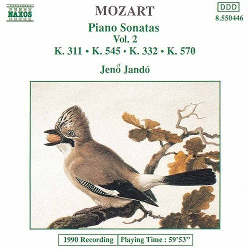 the album cover for JenÅ‘ Jandó - Piano Sonatas 311, 332, 545 & 570