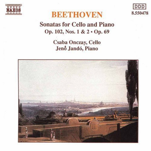 the album cover for Csaba Onczay - Cello Sonatas 1