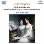 the album cover for Jenő Jandó - Piano Variations Opp. 34 & 35