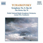 the album cover for Antoni Wit - Symphony 5 / Storm