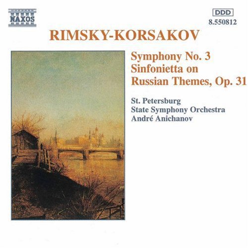 the album cover for Andre Anichanov - Symphony 3 & Sinfonietta