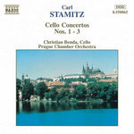 the album cover for C.P.E. Bach - Cello Concerti 1-3