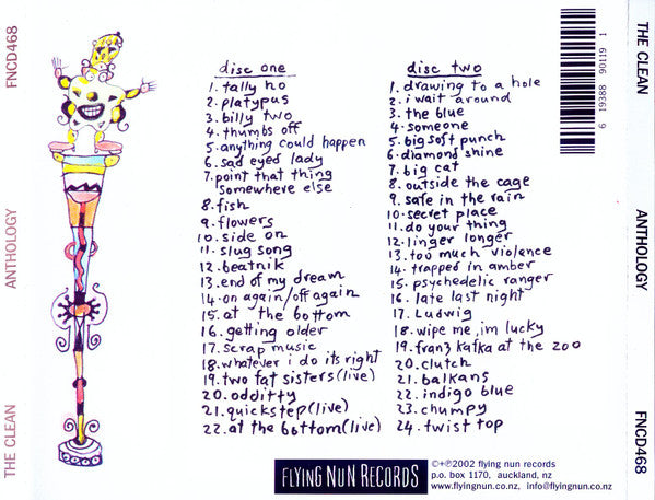 The Clean : Anthology (2xCD, Comp, 1st)