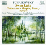 the album cover for Michael Halasz - Nutcracker Swan Lake & Sleeping Beauty Highlights