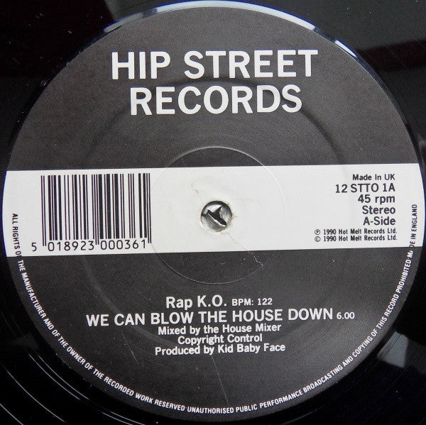 Rap K.O. : We Can Blow The House Down (12")
