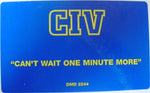 CIV : Can't Wait One Minute More (12", Single, Promo)