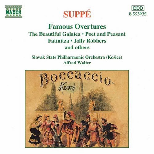 the album cover for Alfred Walter - Famous Overtures