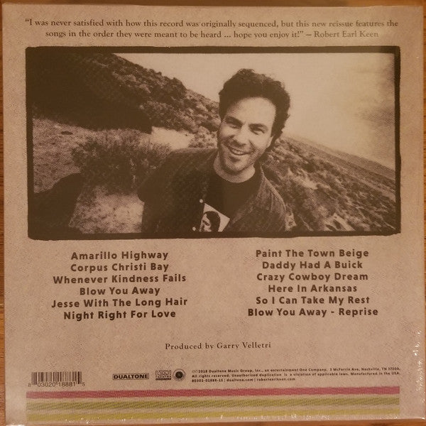 Robert Earl Keen : A Bigger Piece Of Sky (LP, Album, RE, Sky)