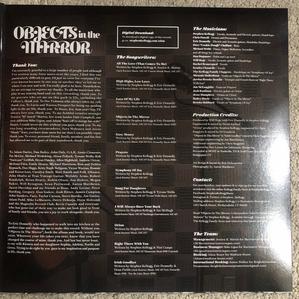 Stephen Kellogg : Objects In The Mirror (LP, Album)