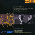the album cover for David Oistrakh - Violin Concerto / Symphony No 4