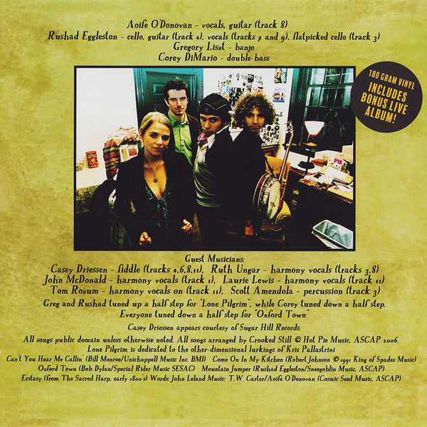 Crooked Still : Shaken By A Low Sound (LP, Album, RE + CD, Album)