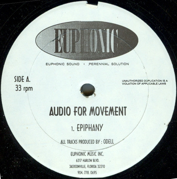 Audio For Movement : Epiphany / Hymn Of Praise (12")