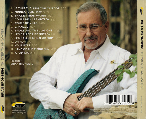 Brian Bromberg : Thicker Than Water (CD, Album)