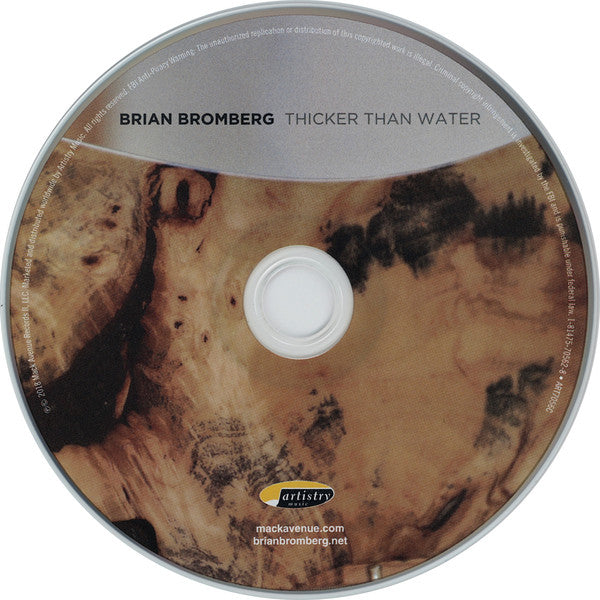 Brian Bromberg : Thicker Than Water (CD, Album)