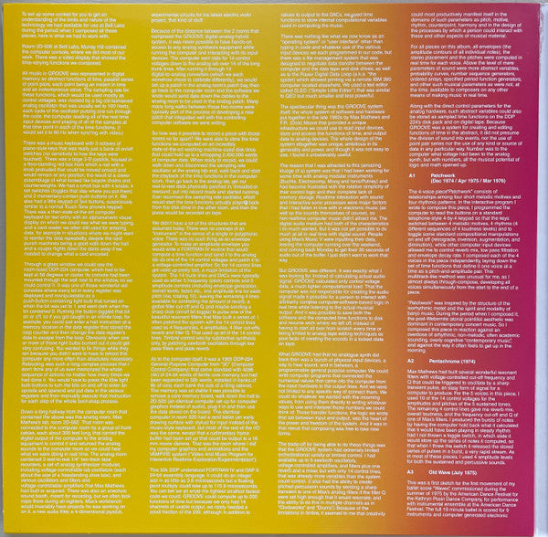 Laurie Spiegel : The Expanding Universe (3xLP, Album, RE)