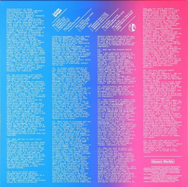 Laurie Spiegel : The Expanding Universe (3xLP, Album, RE)