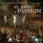 the album cover for J.S. Bach - St John Passion 1725 Version
