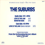 The Suburbs : Love Is The Law (12", Single, Promo)
