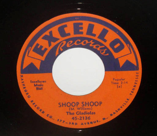 The Gladiolas : Shoop Shoop (7", Single)