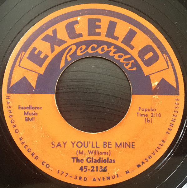 The Gladiolas : Shoop Shoop (7", Single)