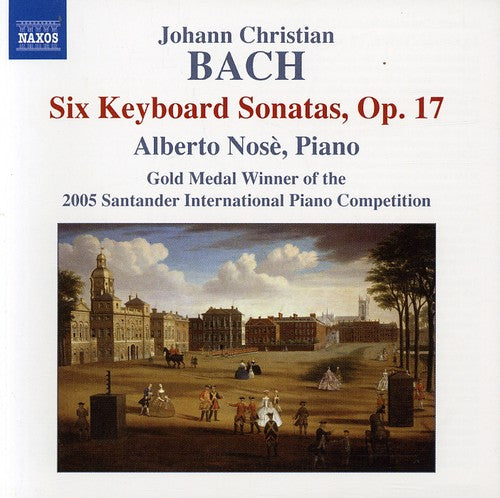 the album cover for Alberto Nosé - Six Keyboard Sonatas Op 17