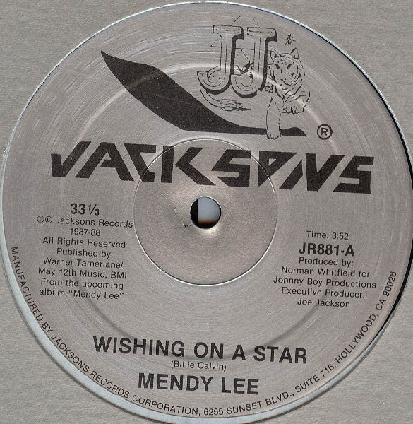 Mendy Lee : Wishing On A Star / You "Find Me Another Man" (12")