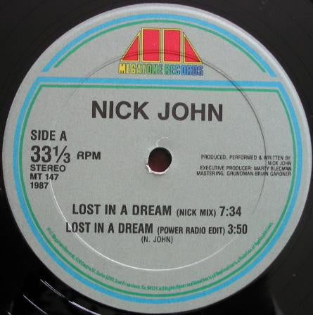 Nick John : Lost In A Dream (12", Single)